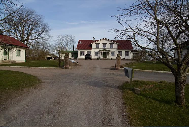 Gårdshuset på Fröslunda Lantgård i Sunnersberg