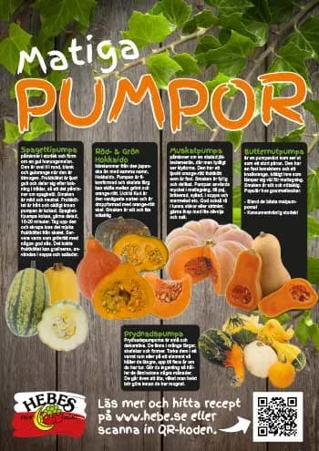 Butiksskylt: Matiga pumpor